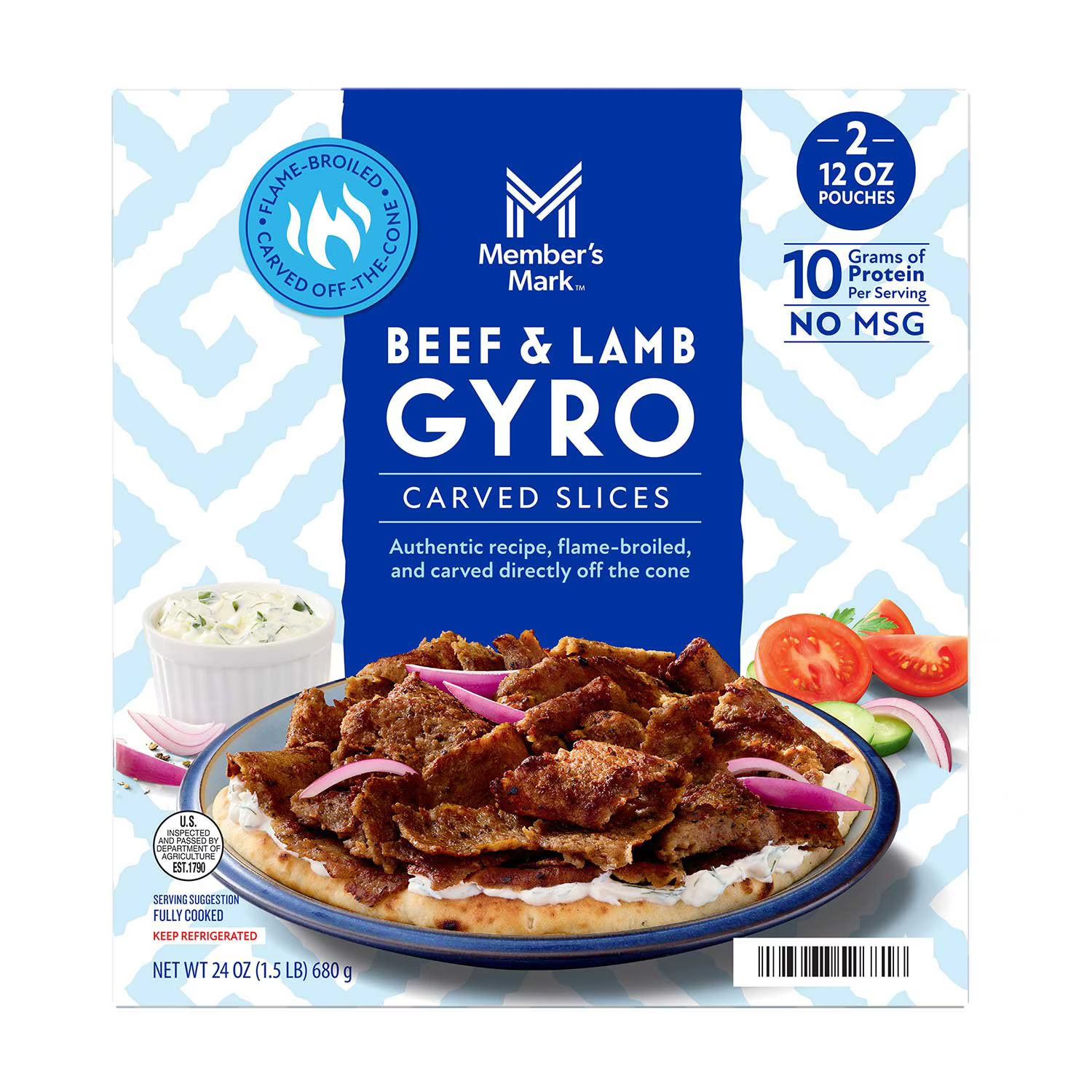 Member's Mark Beef &amp; Lamb Gyro Carved Slices