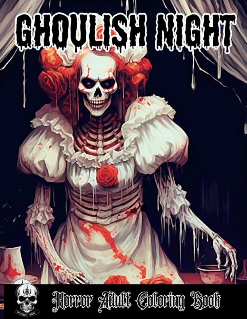 Ghoulish Night Horror Coloring Book for Adults Ghoulish Night Horror Coloring Book for Adults