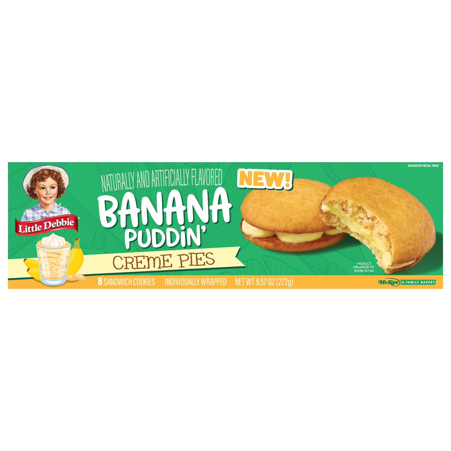 Little Debbies -    Banana Puddin' Creme Pies 8ct
