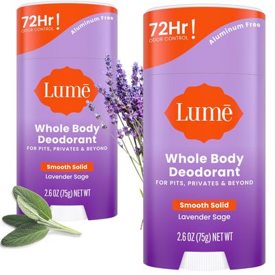Lume Whole Body Deodorant Lavender Sage 2.6oz 2ct