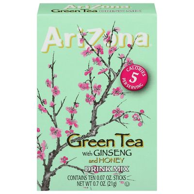 Arizona Green Tea Drink Mix 6ct - (add to 16.9oz water)
