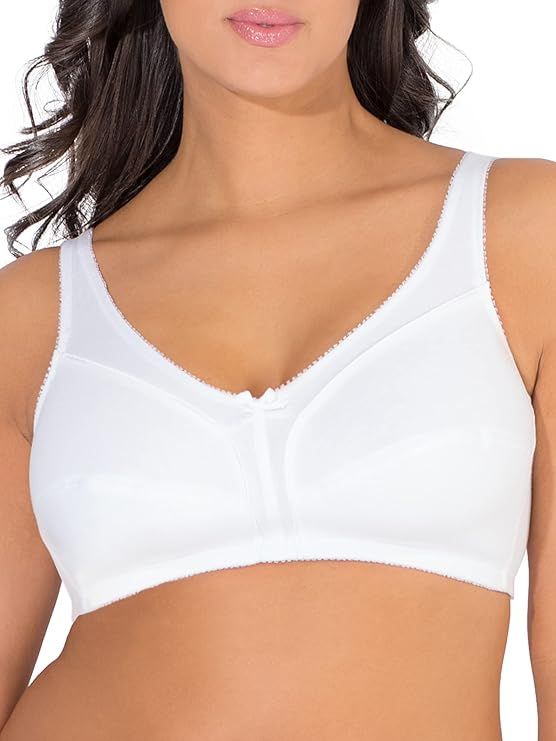 Fruit of the Loom Women’s 100% Cotton Soft Cup Bra