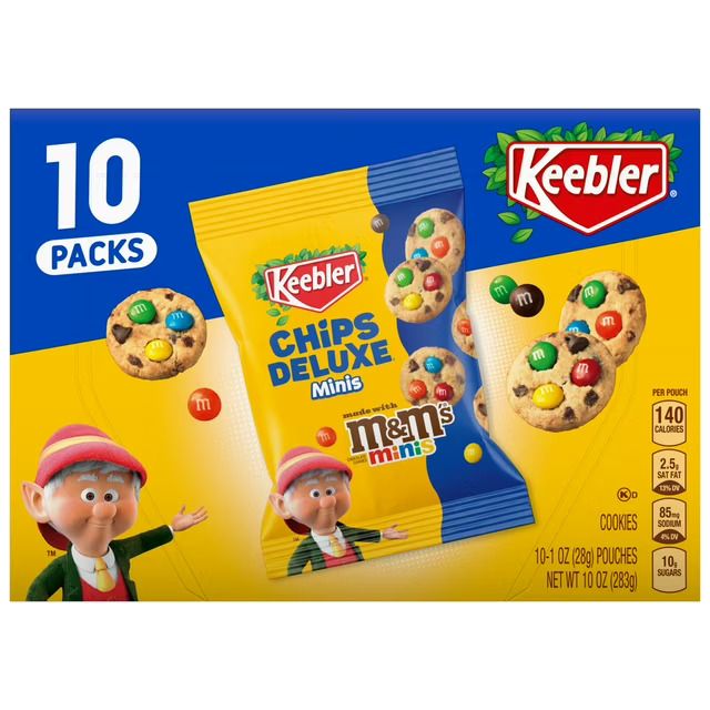 Keebler Chips Deluxe Cookies with M&amp;Ms 10ct