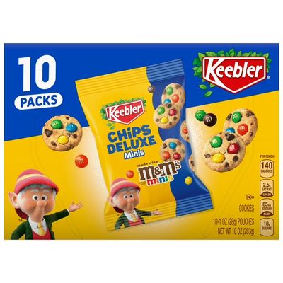 Keebler Chips Deluxe Cookies with M&amp;Ms 10ct