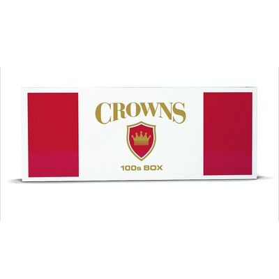 Crowns Red 100's Carton Crowns Red 100's Carton
