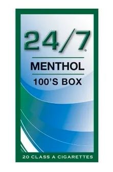 24/7 Menthol 100's Pack 24/7 Menthol 100's Pack