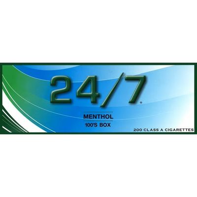 24/7 Menthol 100's Carton 24/7 Menthol 100's Carton
