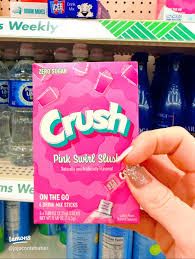 Crush 6ct - sugar free (add to 16.9oz water)     Pink Swirl Slush