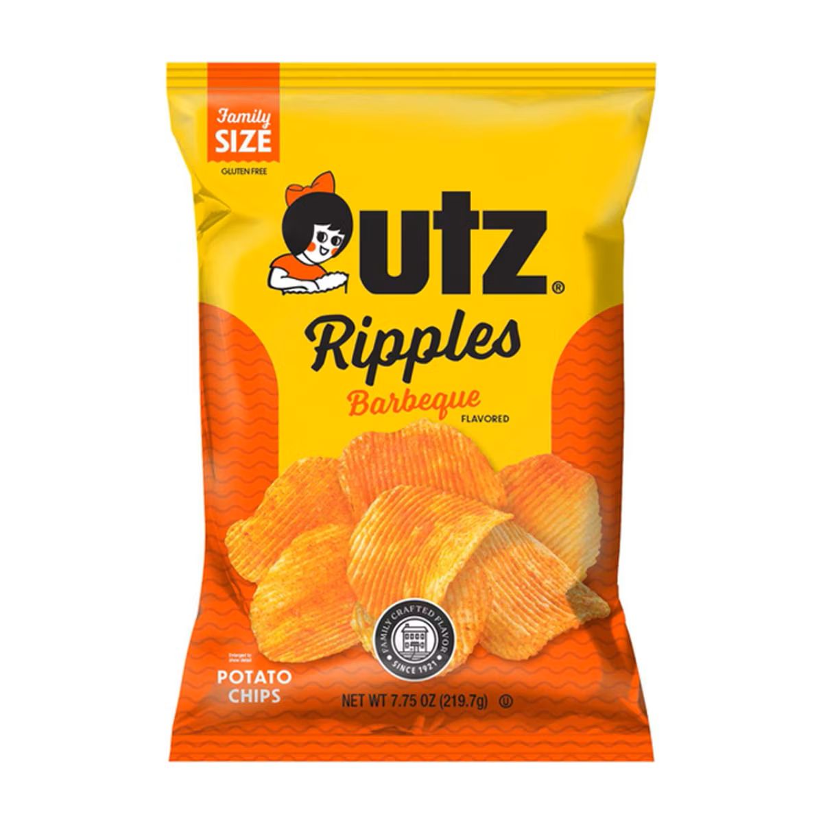 Utz Family Size - Ripples Barbeque