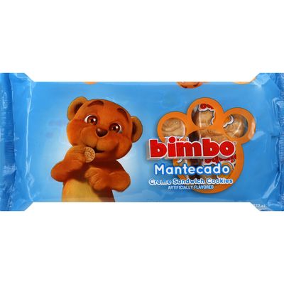 Bimbo Sandwich Cookies - Mantecado