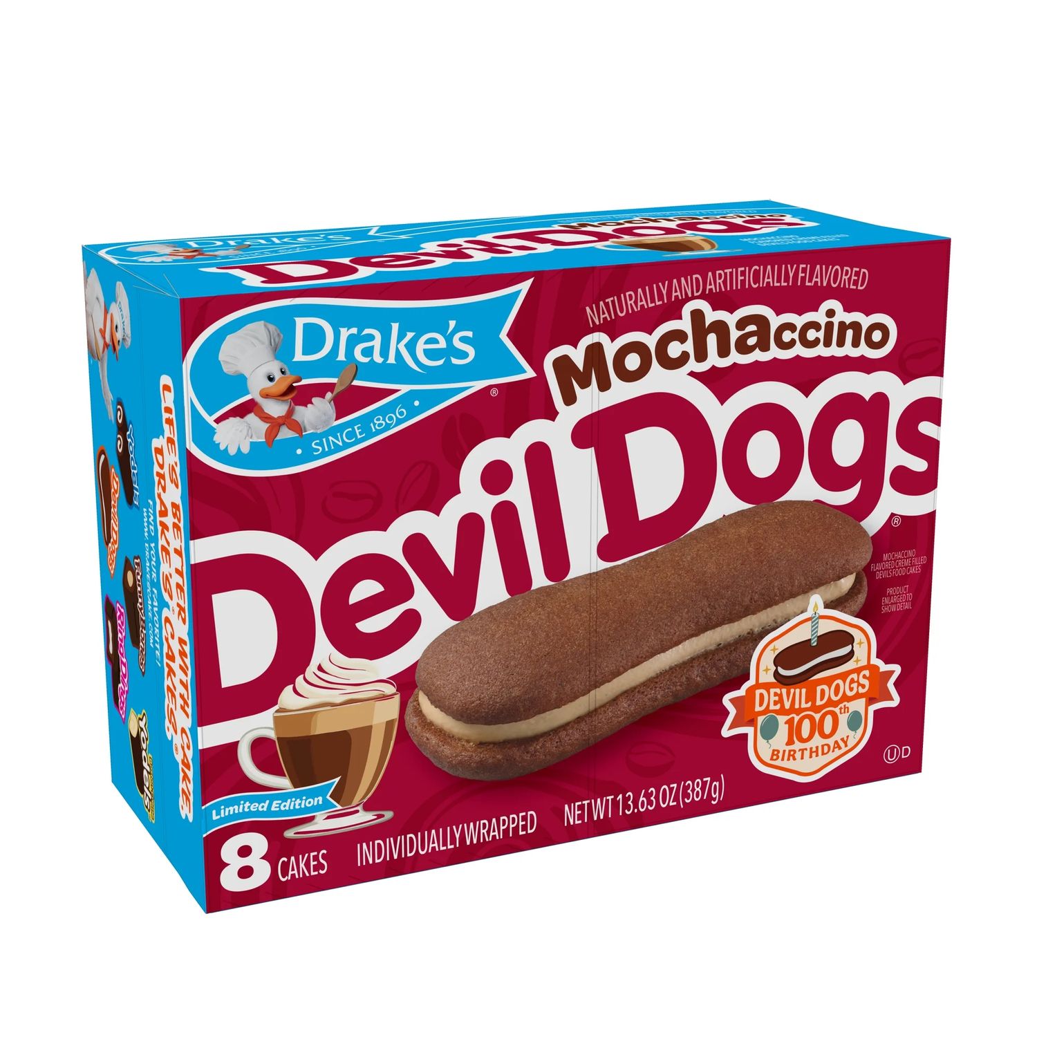 Drake's - Devil Dogs Moccachino 8ct Drake's - Devil Dogs Moccachino 8ct