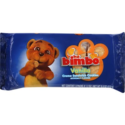 Bimbo Sandwich Cookies - Vanilla