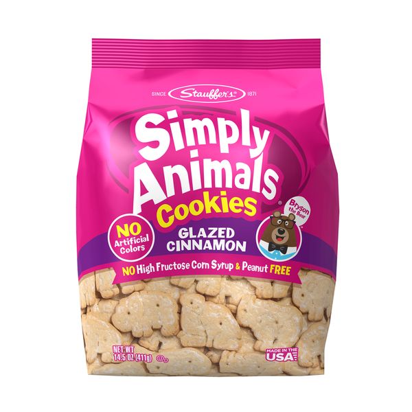 Animal Cookies - Glazed Cinnamon