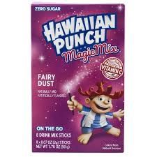 Hawaiian Punch Singles-to-Go (add to 16.9oz water)     Magic Mix Fairy Dust