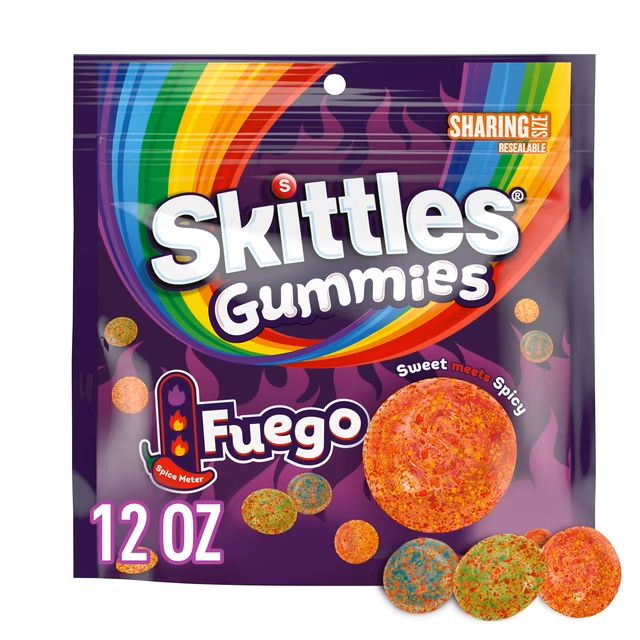 Share Pack    Skittles Gummies Fuego