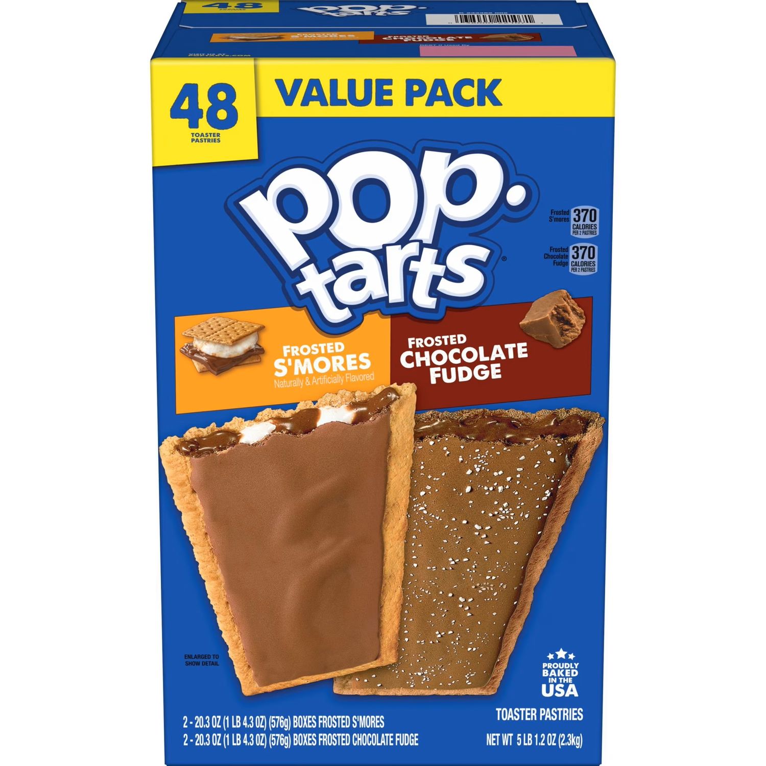 Pop Tarts 48ct Club Pack (24 S'mores &amp; 24 Chocolate Fudge)