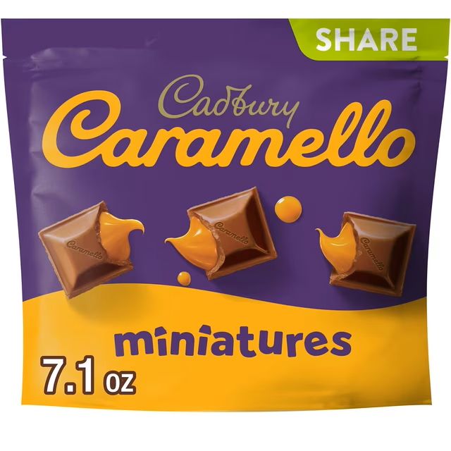 Share Pack    Cadbury Caramello Miniatures