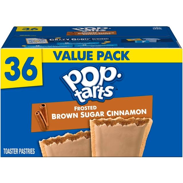 Pop Tarts 36ct Value Pack (Brown Sugar Cinnamon)