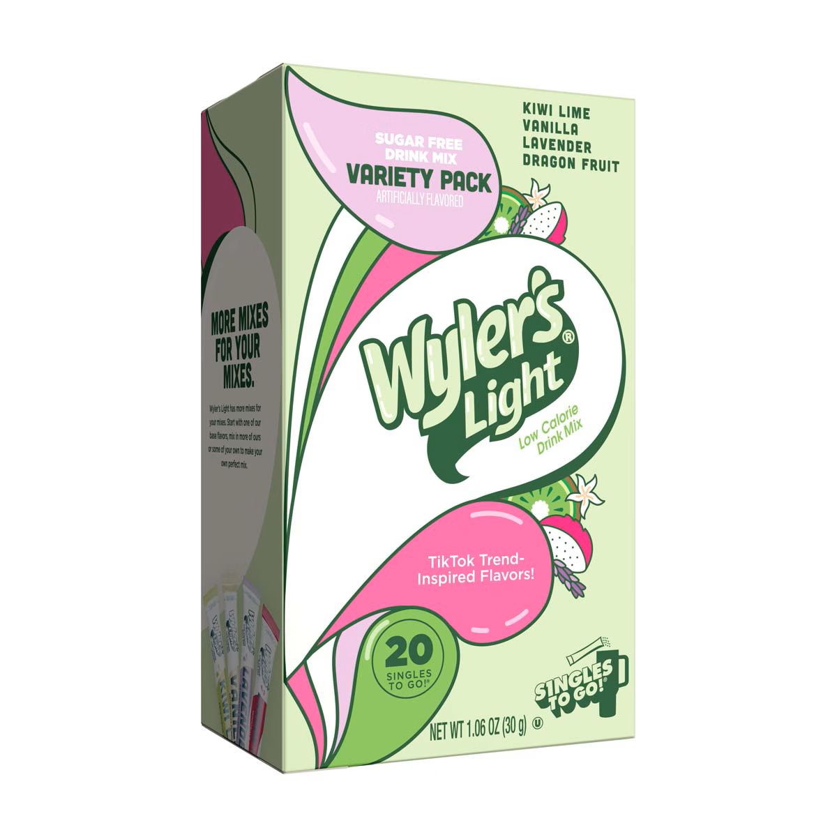 Wyler's Light Base Flavor Variety Pack 2.0 20ct - (add to 16.9oz water)