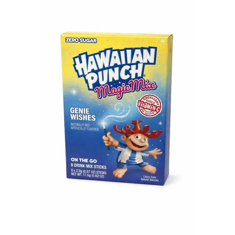 Hawaiian Punch Singles-to-Go (add to 16.9oz water)     Magic Mix Genie Wishes