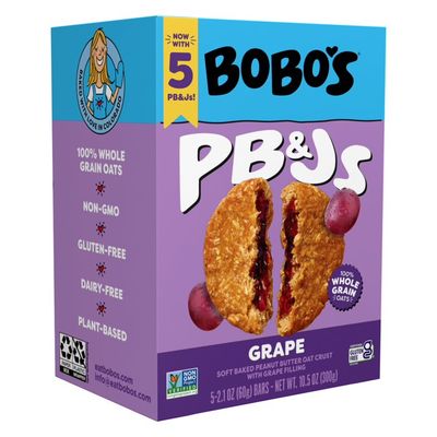 Bobos PB&amp;Js Oat Crust with Grape Filling 5ct
