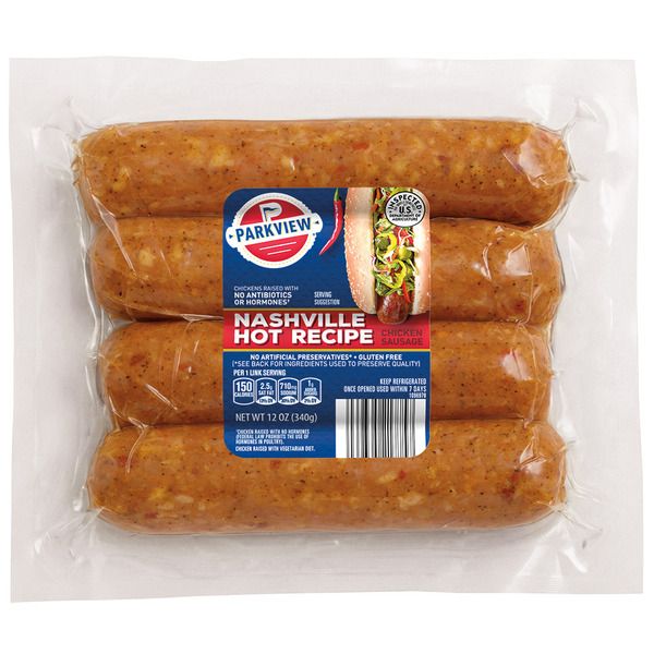 Parkview Sausage 4ct - Nashville Hot Recipe