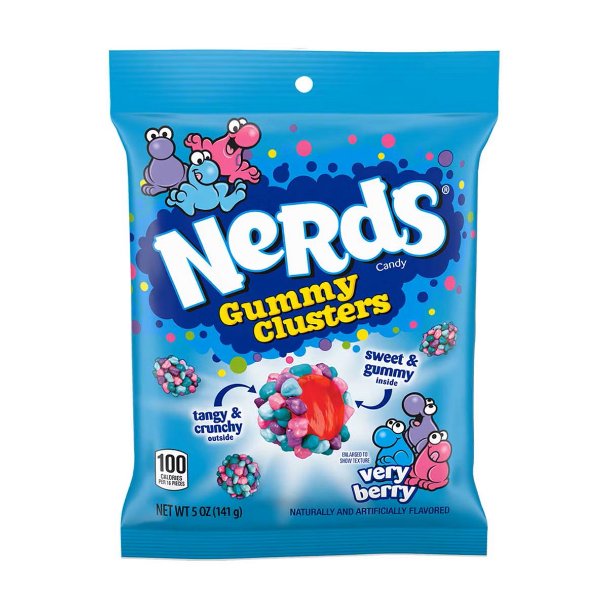 Peg Bags     Nerds Gummy Clusters - Very Berry