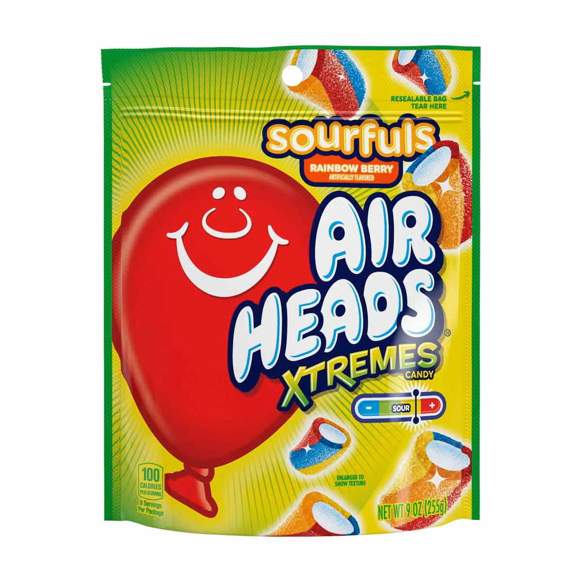 Share Pack - Airheads Xtremes Sourfuls Rainbow Berry