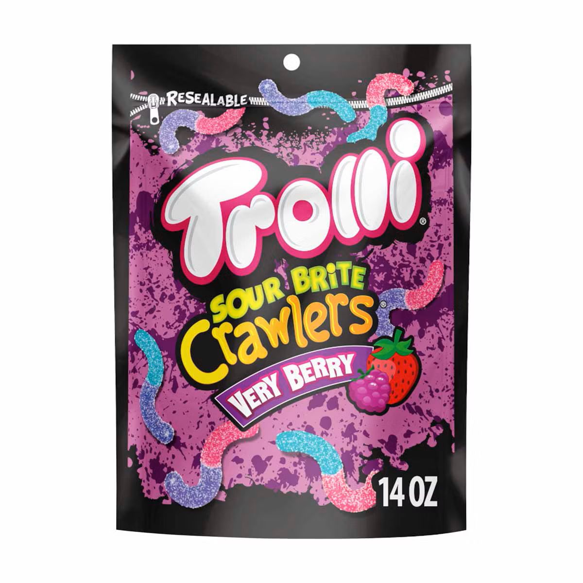 Share Pack    Trolli Sour Brite Crawlers Very Berry