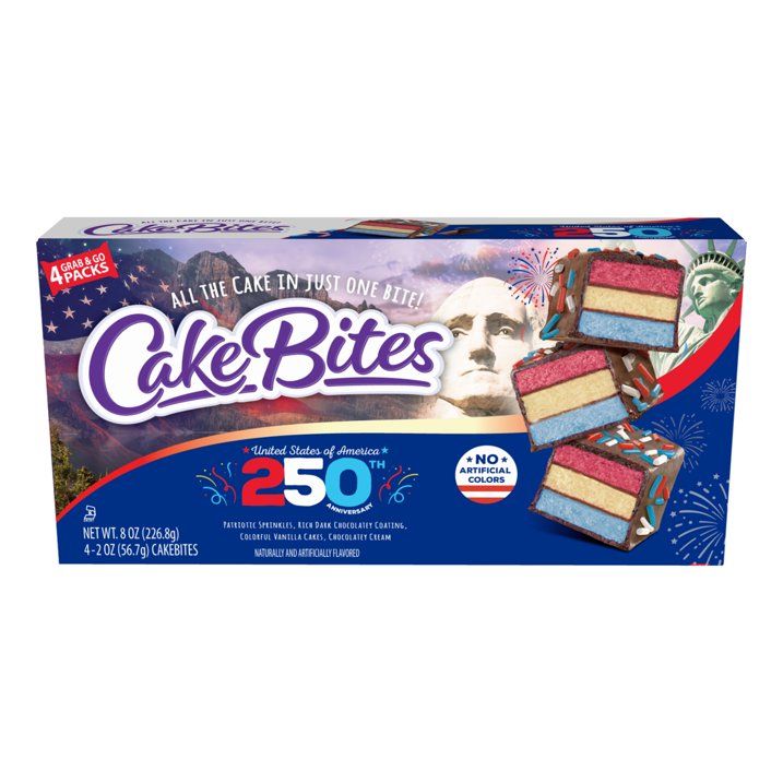 Cakebites USA 250th 4ct Cakebites USA 250th 4ct