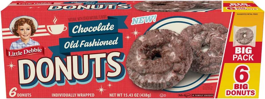 Little Debbies -    Old Fashioned Donuts Chocolate Big Pack 6ct