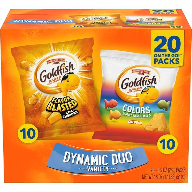 Goldfish Dynamic Duo Variety Pack 20ct