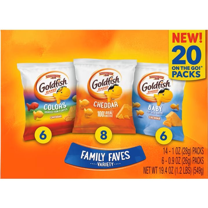 Goldfish Family Faves Variety Pack 20ct