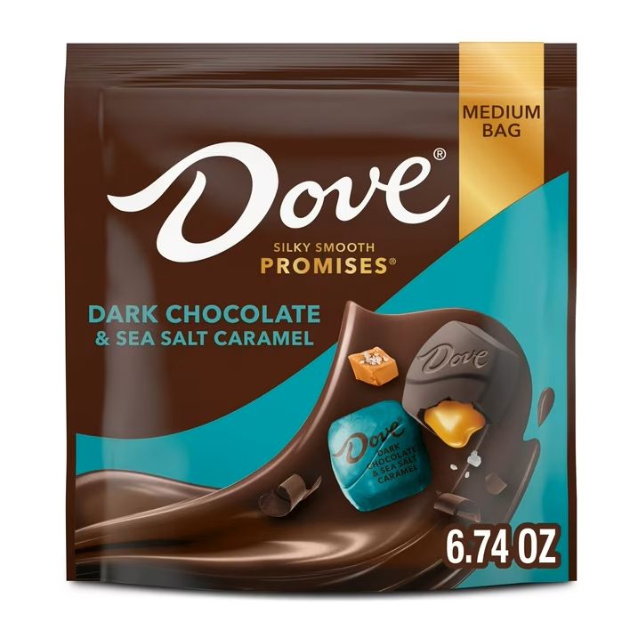 Share Pack - Dove Promises Dark Chocolate &amp; Sea Salt Caramel