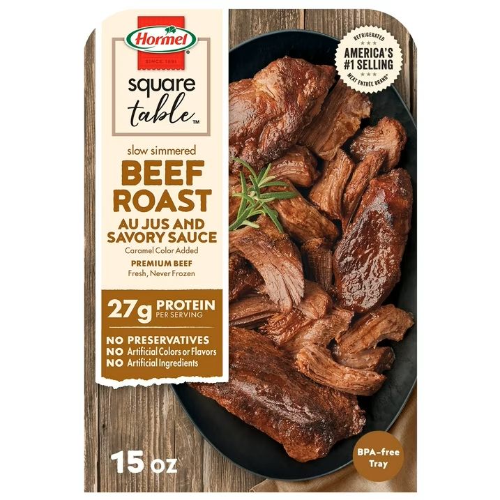 Hormel Square Table - Beef Roast Hormel Square Table - Beef Roast