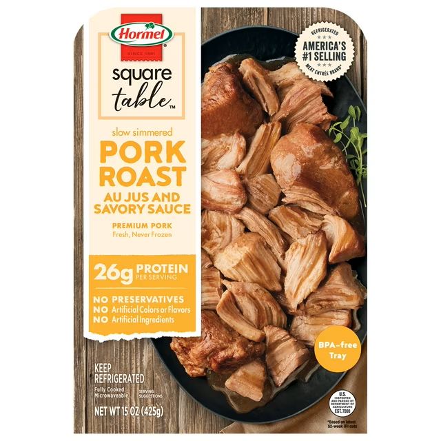 Hormel Square Table - Pork Roast Hormel Square Table - Pork Roast