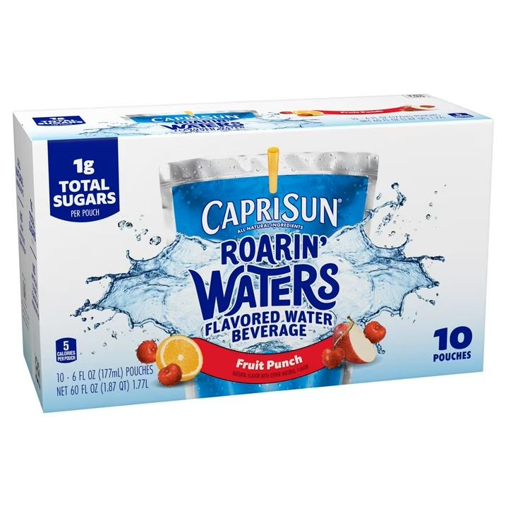 Capri Sun 10ct - Roarin' Waters - Fruit Punch Capri Sun 10ct - Roarin' Waters - Fruit Punch