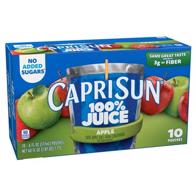 Capri Sun 100% Juice  10ct - Apple