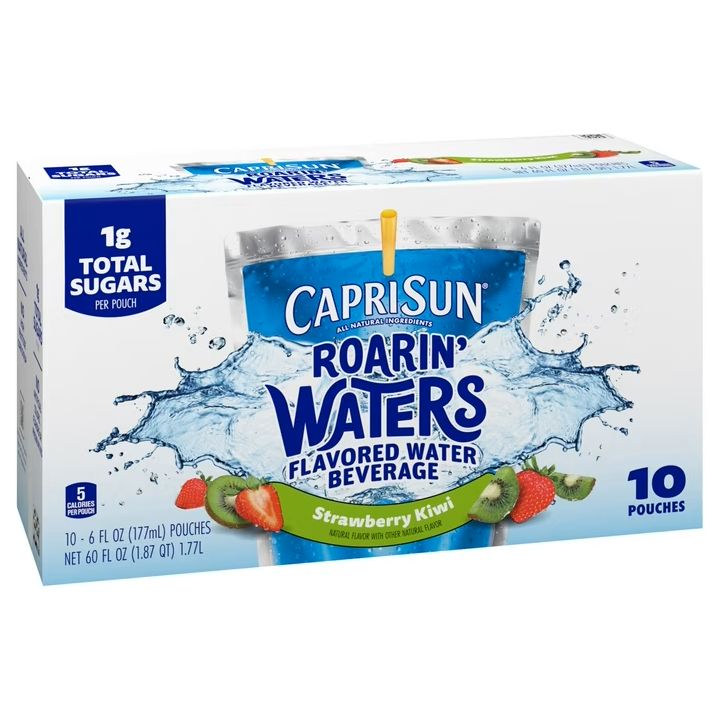 Capri Sun 10ct - Roarin' Waters - Strawberry Kiwi Capri Sun 10ct - Roarin' Waters - Strawberry Kiwi