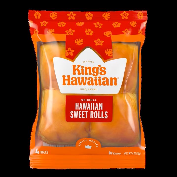 King's Hawaiian Sweet Rolls 4ct King's Hawaiian Sweet Rolls 4ct