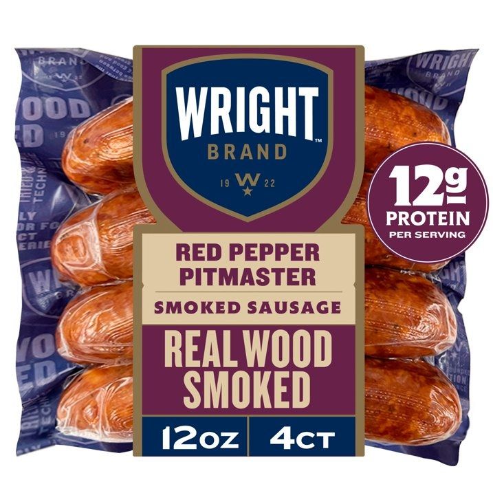 Wright Sausage 4ct - Red Pepper Pitmaster