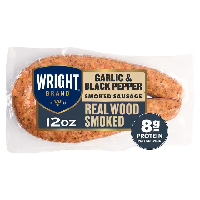 Wright Sausage Rope - Garlic & Black Pepper Wright Sausage Rope - Garlic & Black Pepper
