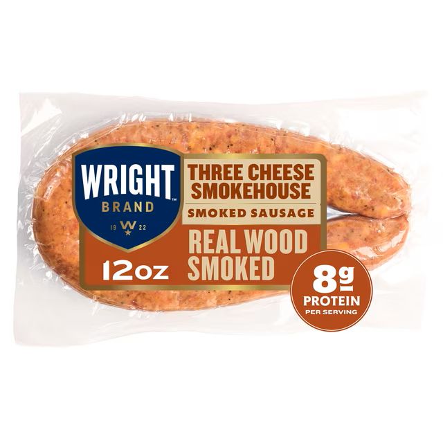 Wright Sausage Rope - Three Cheese Smokehouse Wright Sausage Rope - Three Cheese Smokehouse