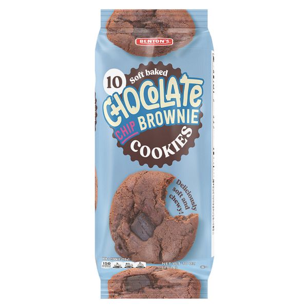 Benton's Soft-Baked Cookies 10ct - Chocolate Brownie