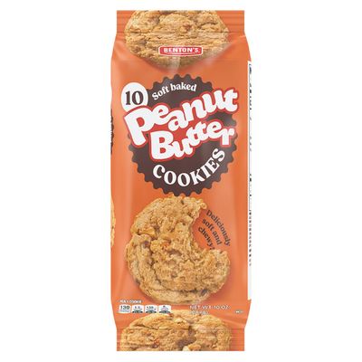 Benton's Soft-Baked Cookies 10ct - Peanut Butter Benton's Soft-Baked Cookies 10ct - Peanut Butter
