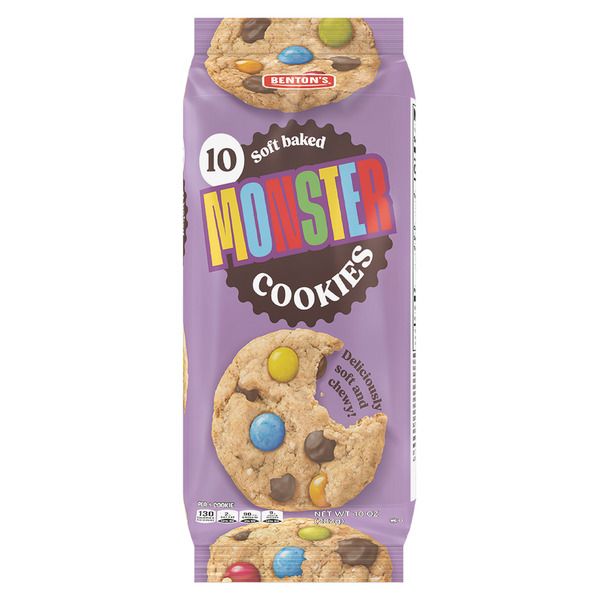 Benton's Soft-Baked Cookies 10ct - Monster Benton's Soft-Baked Cookies 10ct - Monster