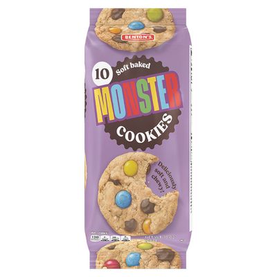 Benton's Soft-Baked Cookies 10ct - Monster Benton's Soft-Baked Cookies 10ct - Monster