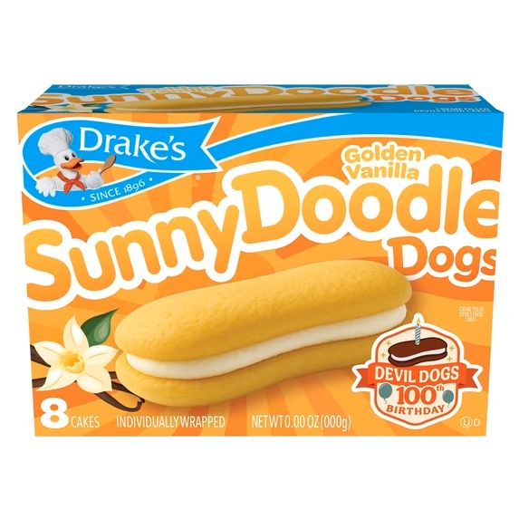 Drake's - Golden Vanilla SunnyDoodle Dogs 8ct Drake's - Golden Vanilla SunnyDoodle Dogs 8ct