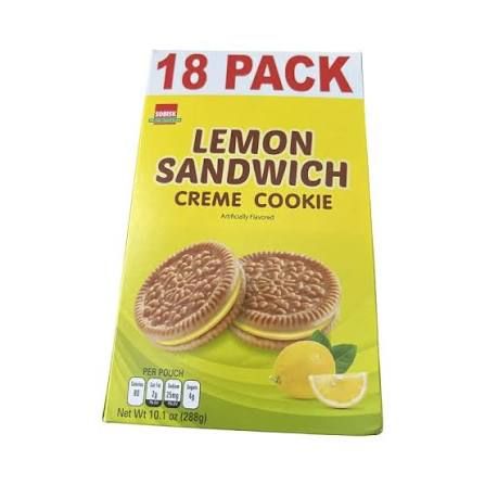 Sobisk Lemon Sandwich Creme Cookie Lunch Packs 16ct Sobisk Lemon Sandwich Creme Cookie Lunch Packs 16ct