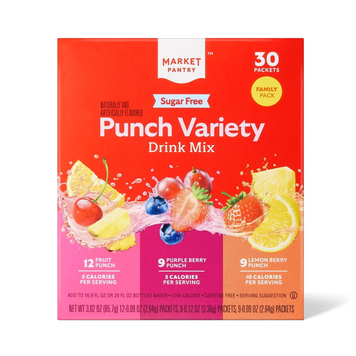 Market Pantry Punch Variety Drink Mix 30ct Market Pantry Punch Variety Drink Mix 30ct
